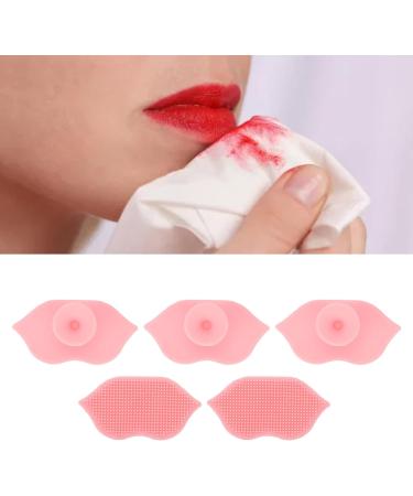 Silicone Exfoliating Lip Brushes Deep Cleansing Professional Bendable Soft Lip Scrubbers Exfoliating Brush Tool with Sucking Cup for Skin Care 5 PCS - Buy Online on GoSupps.com
