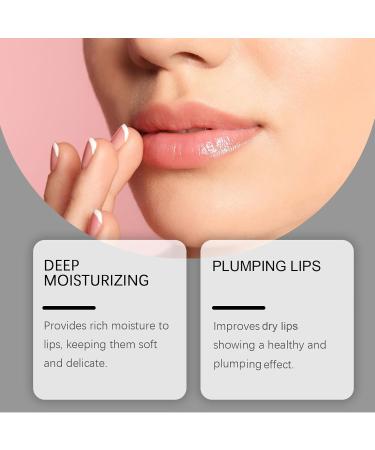  JASUBAI Moisturizing and volumizing lip serum and oil non-sticky clear lip gloss hydrating and nourishing for women's lips long-lasting glossy effect formulated - Buy Online on GoSupps.com
