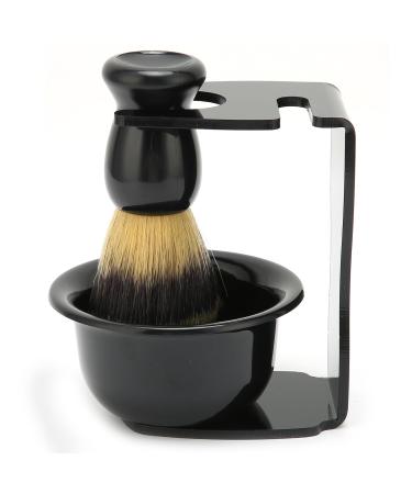 Razor brush set no facial piercing soft brush hair razor nylon hair brush large capacity shell for dachtag gifts for men