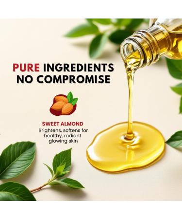 BEMT Cold-Pressed Almond Oil 100 ml | Pure & Natural Almond Oil for Skin & Hair | Lightweight Moisturizing Oil - Buy Online on GoSupps.com