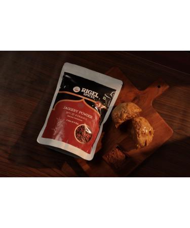 Rigel Spices Cane Jaggery Powder 2 Lbs (0.9 Kg) - Nattu Sakarai Natural Sweetner - No Preservatives, No Added Flavors - Buy Online on GoSupps.com