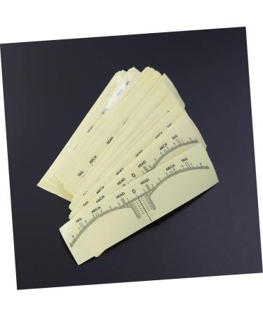 FOMIYES 300 pcs Measuring Permanent Disposable Tools Makeup Guide Shaping Adhesive Eyebrow Trimming - Buy Online on GoSupps.com