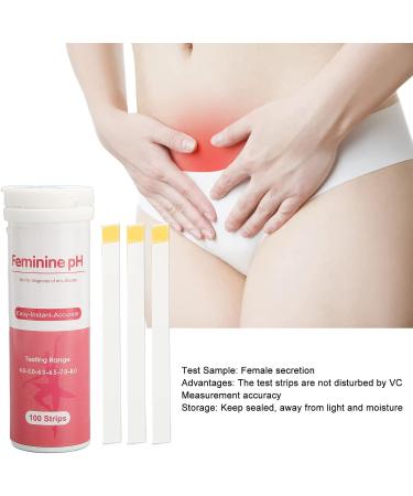 100pcs Vaginal Health PH Test Strips Disposable Intimate Health Prevent Accurate Acidity Feminine PH Paper - Buy Online on GoSupps.com