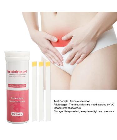 100pcs Urine Test Strips for Vaginal pH | Accurate Intimate Health Monitoring & Prevention - Buy Online on GoSupps.com