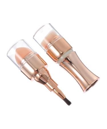 CIMAXIC 1pc 4 in 1 makeup brush makeup foundation brush Makeup Loose Brush Dual Ended Blush Brush face cream