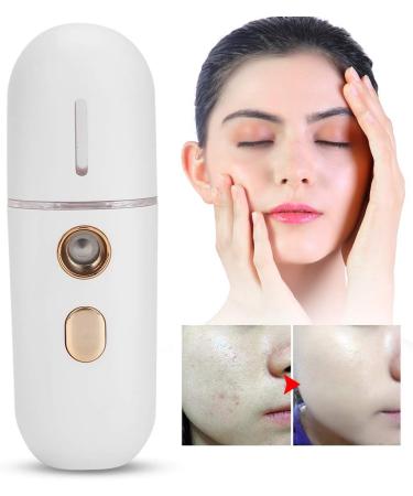 Nano Face Mist Sprayer Portable Moisturizing Face Humidifier with USB Charging White - Buy Online on GoSupps.com