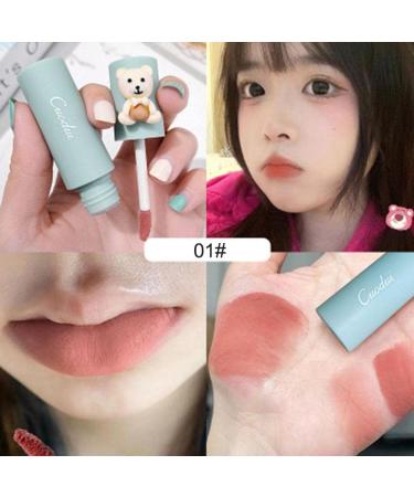 KOMEDO 4PCS Mist Matte Velvet Lipstick Set | Waterproof Long Lasting Lip Gloss | Cute Bear Beauty Makeup - Velvet Matte Lip Glaze - Buy Online on GoSupps.com