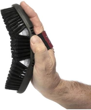 LeMieux Flexi Soft Body Brush for Horses - Black - Synthetic Bristles - Ergonomic Shape - One Size One Size Black - Buy Online on GoSupps.com