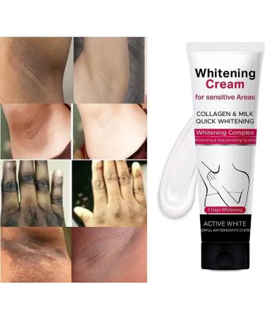  BEROZA Skin Lightening Cream for Dark Spots on Face Underarms Neck and Groin Women's Underarm Whitening Cream Cream to Lighten Underarms and Intimate Areas 50ml Whitening Cream - Buy Online on GoSupps.com