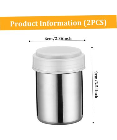 Shaker SUCHER POWERD 2 Set 6 7oz en Acier Inoxydable Shaker en Poudre avec Maille Fin - Buy Online on GoSupps.com