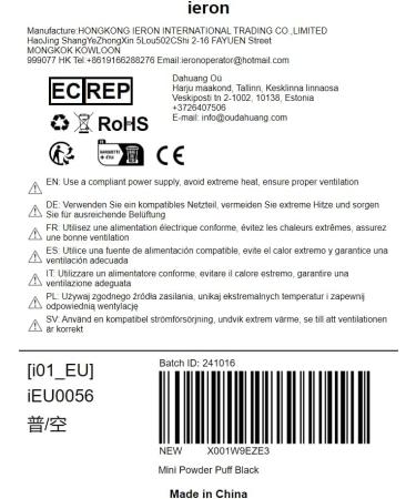 ieron 10 Pieces Mini Finger Powder Puff Soft Makeup Powder Puff for Foundation Concealer Cosmetic Foundation Sponge Mineral Powder Wet Dry Makeup Tool (Black) - Buy Online on GoSupps.com