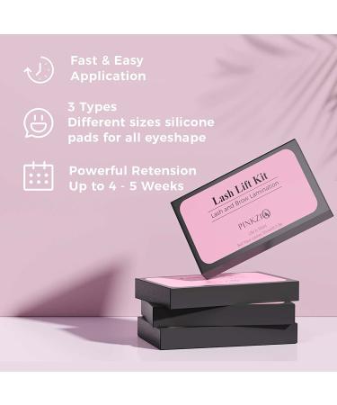 PINKZIO Professional Eyelash Perm Kit - Salon Quality Lash Lift and Curling Treatment - Buy Online on GoSupps.com