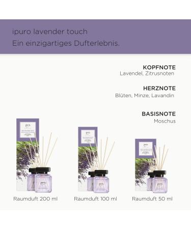 Ipuro Lavender Touch - Electric Scent Plug Refill 20ml | Contemplative Lavender Room Fragrance | Refillable Air Freshener for a Puristic Experience - Buy Online on GoSupps.com