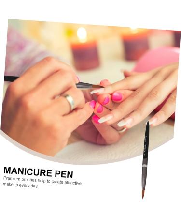 Beatifufu 1pc Nail Pen Dry Makeup Brush Cleaner Manicure Carving Pen Thin Nail Brush Professional Nail Carving Pen Nail Dotting Pen Nail Art Liner Brushes Manicure Painting Tool Alloy - Buy Online on GoSupps.com