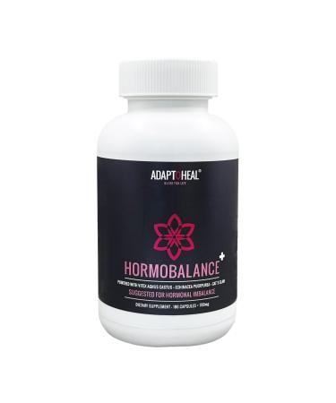 ADAPTOHEAL Hormobalance  Adaptogens Supplement for Female Hormonal System Balance - Vitex, Ginseng and Cats Claw  Vegan, Gluten and Dairy Free (180 Capsules / 700 mg)