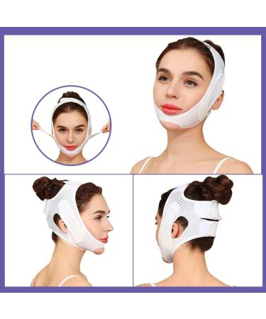 V Face Slimming Bandage - Double Chin Reducer & V Line Lifting Mask - Buy Online on GoSupps.com