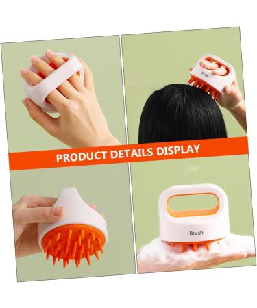 Magiclulu Silicone Shampoo Massage Brush - Scalp Cleaning & Head Massage Tool for Kids & Adults - Buy Online on GoSupps.com