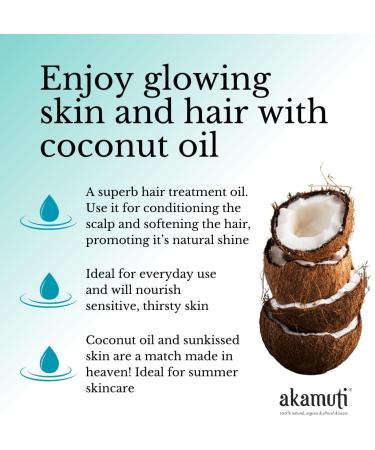 Akamuti Organic Virgin Coconut Oil 175G - Buy Online on GoSupps.com