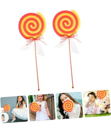 CHILDWEET 2pcs Lollipop Model Giant Fake Lollipops Christmas Lollipop Decorations Large Lollipop Ornaments Faux Lollipop Decor Birthday Lollipops Big Lollipop Prop Toy Studio Photo Plastic - Buy Online on GoSupps.com