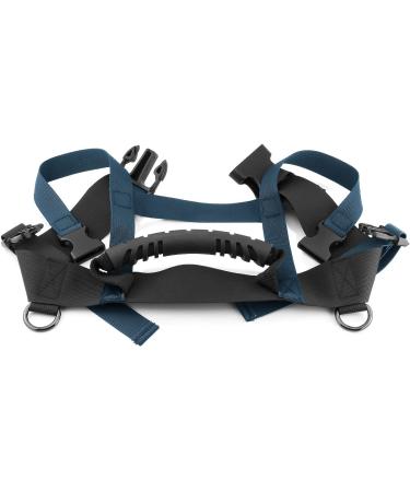 MidGard Kids Ski Safety Belt | Pulling & Learning Aid | Ski Trainer & Horse Leash - Blue - Buy Online on GoSupps.com