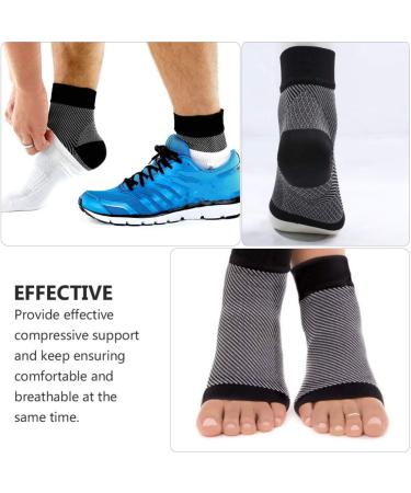 Buy 2 Pairs Protective Ankle Socks - Ankle Support Brace & Heel Care for Kids | Fitness Spandex Ankle Wraps - Durable & Comfortable - Buy Online on GoSupps.com