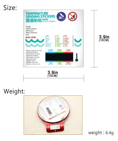 Safety Kids Bath Thermometer 2 Pack - Liquid Crystal Material, More Accurate Data, Easy to Use, Waterproof - Water Temperature Stickers - Buy Online on GoSupps.com