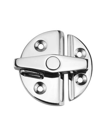 NRC&XRC Marine Grade 316 Stainless Steel 2-1/4" (57mm) Turn Twist Button Door Catch Latchfor Door Cabinet