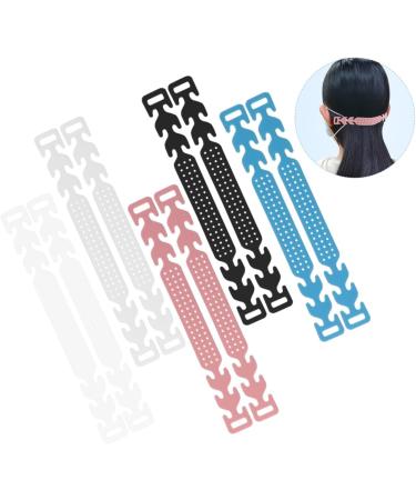FOMIYES 20 Pack Mask Strap Buckle - Ear Extension Hook for Face Cover - Anti-Strangulation Accessories in Pink & Light Blue - Buy Online on GoSupps.com