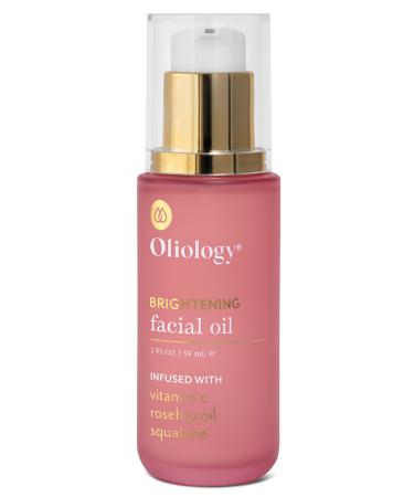 Oliology Brightening Facial Oil Vitamin C Rosehip Oil & Squalane | Hydrates Firms & Enhances Radiance 2 Fl Oz