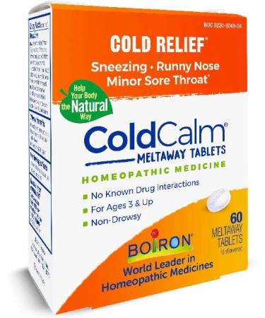 Boiron Coldcalm 60 Quick-Dissolving Tablets - Pack of 5 - Buy Online on GoSupps.com