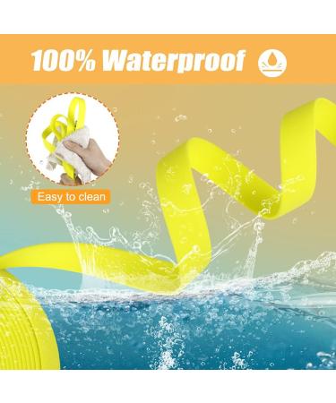 Vivifying Waterproof Dog Leash 20ft Durable PVC Long Line Lead with Soft Handle for Medium Large Dogs Recall Tracking Training Great for Swimming Beach Lake and Yard (6M Yellow) - Buy Online on GoSupps.com