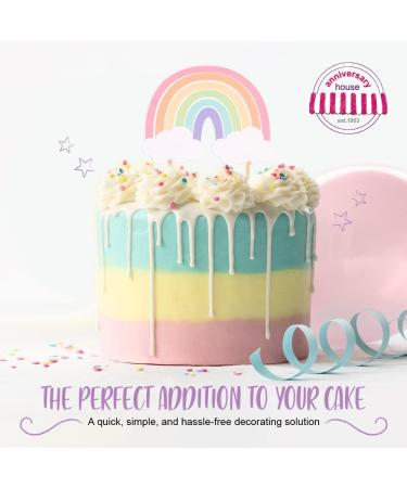 Pastel Rainbow Cake Topper - Buy Online on GoSupps.com