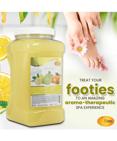 SPA REDI Sugar Body Scrub - Honey Lemon & Lime 128 Oz | Exfoliating & Moisturizing Body Exfoliator for Smooth Glowing Skin - International Shipping Available - Buy Online on GoSupps.com
