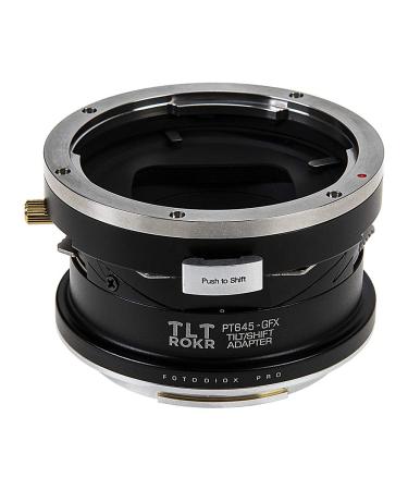 Fotodiox Pro TLT ROKR - Tilt/Shift Lens Mount Adapter Compatible with Pentax 645 (P645) Mount SLR Lenses to Fujifilm Fuji G-Mount GFX Mirrorless Camera Body