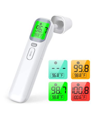 Wellue Touchless Baby Thermometer  Infrared Forehead and Ear Thermometer  Medical Temporal Thermometer for Adults  Kids  Babies  Large LCD Screen  Memory Recall and Fever Alarm Non-Bluetooth Version - Buy Online on GoSupps.com