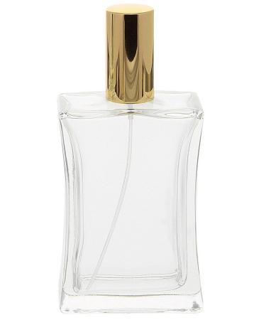Kosmetex 100ml Square Glass Bottle Set | Tapered Design with Funnel & Perfume Atomizer - 2-Pack for International Shipping - Buy Online on GoSupps.com