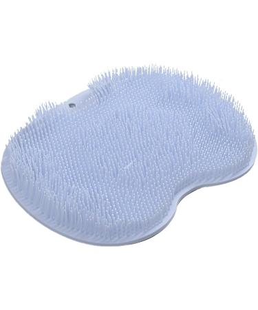 Shower Foot Scrubber Mat | Large Size Mat with Non-Slip Suction Cups | Cleans Smooths Massages Your Feet Without Bending Improve Foot Circulation and Soothes Tired Blue - Buy Online on GoSupps.com