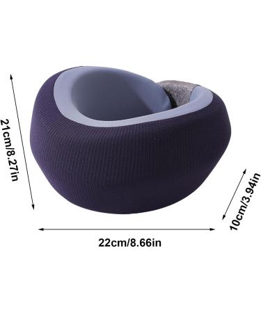 Soft Neck Brace Neck Brace & Elastic Supports Keep Vertebrae Stable Comfort Neck Support Soft Neck Support Relieves Pressure in Spine Neck Support Brace for Home Navy Blue - Buy Online on GoSupps.com