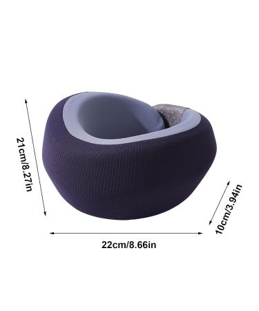 Fovolat Neck Brace - Soft Foam Wraps - Soft Foam Wraps Keep Vertebrae Stable Soft Neck Support Relieves Pressure in Spine Neck Support Brace for Travel Navy Blue - Buy Online on GoSupps.com