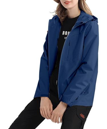 Women's Halloween Sweater - Lightweight Outdoor Jacket | Quick Dry Breathable Windproof - Casual Hardshell Coat in Dark Blue - XXL Winter Sales - Buy Online on GoSupps.com