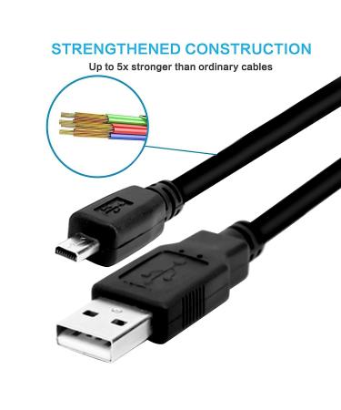 USB Camera Cable for Panasonic Lumix DMC-G7, DMC-S5, DMC-ZS25, DMC-TZ35, and More - Black - Buy Online on GoSupps.com