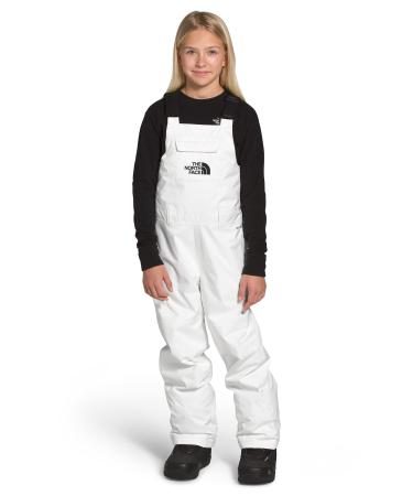 THE NORTH FACE Youth Freedom Insulated Bib, TNF White, M