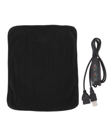 Haofy Heating Pad Portable USB Heating Pad Shoulder Neck Leg Waist Heating Pad with Multi-Level Temperature Adjustment (Black)