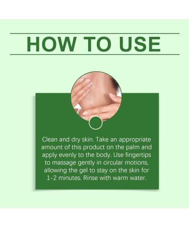 Mandelic Acid Exfoliating Gel Scrub for Face & Body Purifying Pore Refining Peeling Gel Deep Cleansing Moisturizing & Brightening Reduces Blackheads & Uneven Texture for All Skin Types 7Oz - Buy Online on GoSupps.com