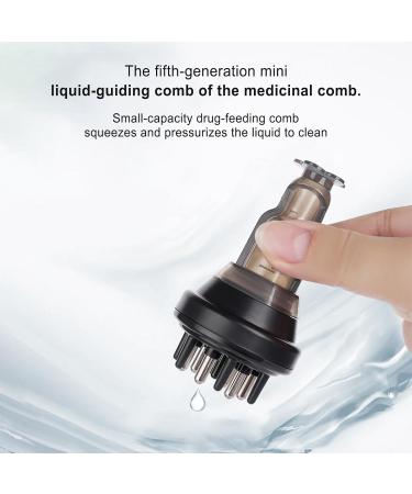 Scalp Applicator Oil Applicator for Hair Washable Hair Scalp Massage Brush for the Whole Body Liquid Guide Comb for Hair Growth Holdes black - Buy Online on GoSupps.com