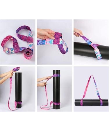 GORGECRAFT 2PCS 61 Inch Adjustable Yoga Mat Carrier Straps - Multi-Purpose Sling Band for All Yoga Mats (Colorful) - Buy Online on GoSupps.com
