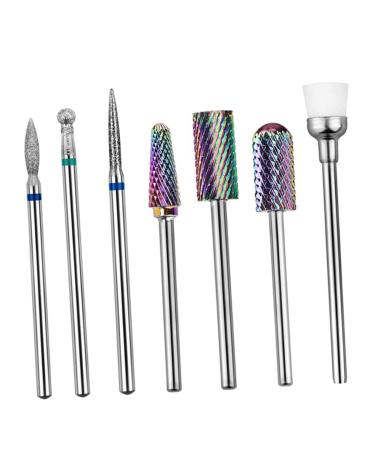 Housoutil 1 Nail Drill Set Kit De Manicura Diamond Drill Bit Nail Beauty Tools Nail Tools Diamond Nail Nails Drill Bits Nail Art Nail Fine Drill Bits Tungsten Steel Manicure Nail Supplies