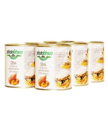 Greci Pronto Fresco Pumkin Cream - 6 x 830g - Crema di Zucca Mantovana Pizza Topping