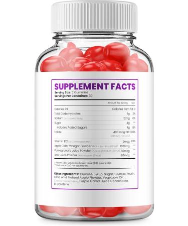 ACE Keto ACV Gummies - Advanced Formula with B12, Beet Root Juice for Men & Women | 60 Gummies - Buy Online on GoSupps.com