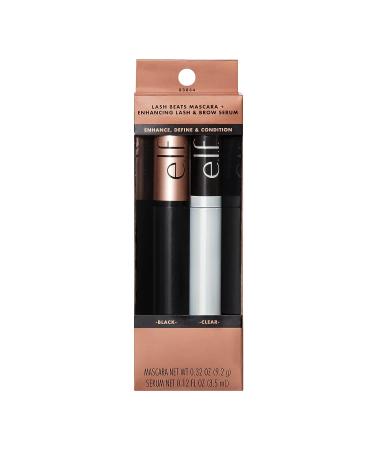 e.l.f. Lash Beats Mascara & Serum Bundle - Defining, Lengthening Formula for Thick & Defined Lashes - Buy Online on GoSupps.com